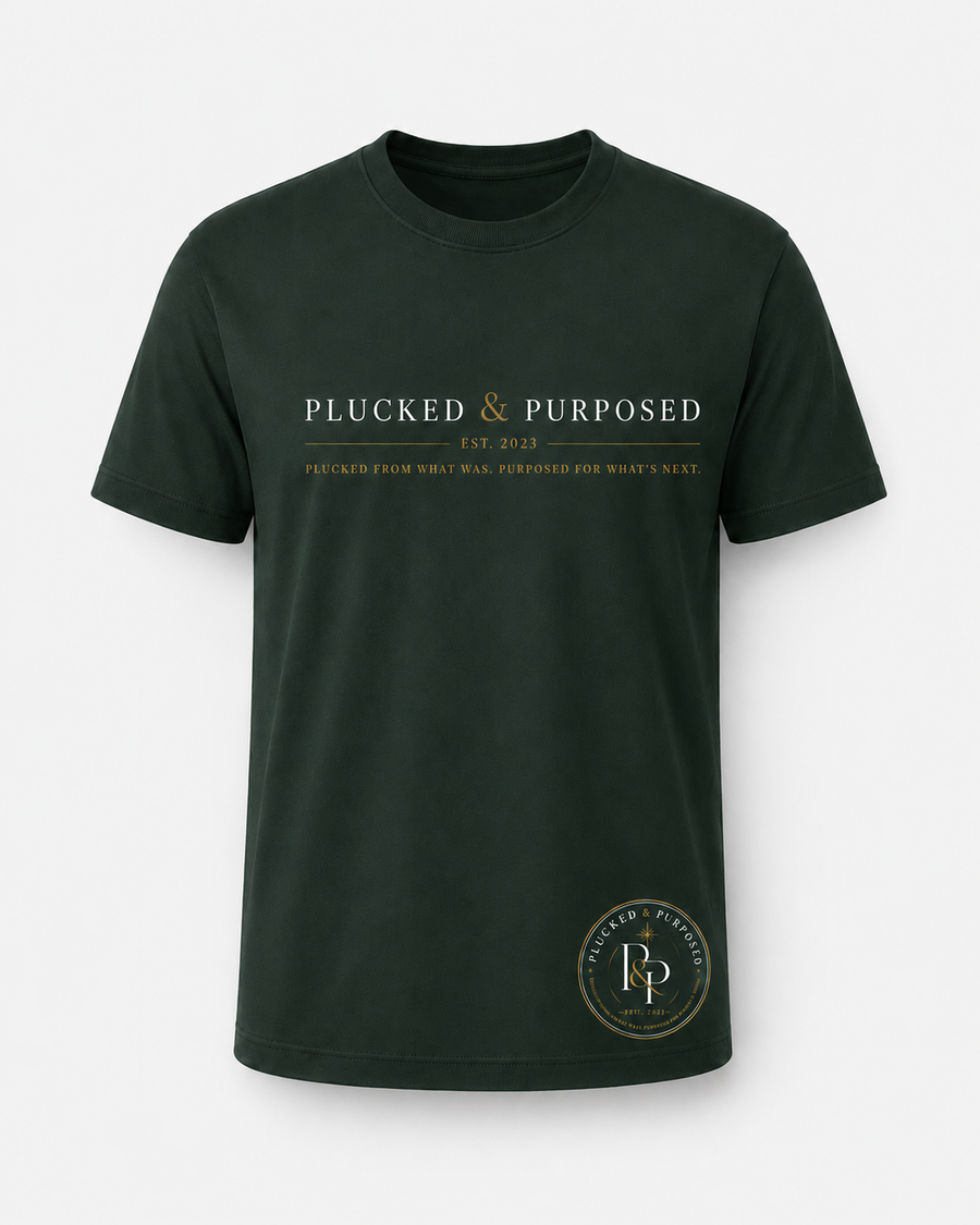 Plucked & Purposed Signature Wordmark Tee