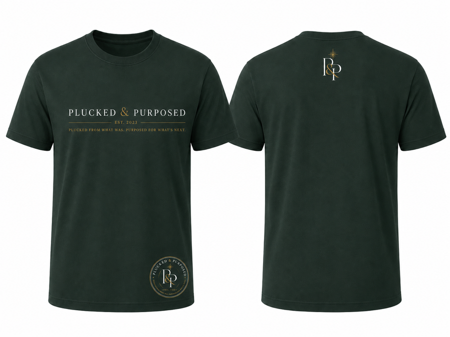 Plucked & Purposed Signature Wordmark Tee